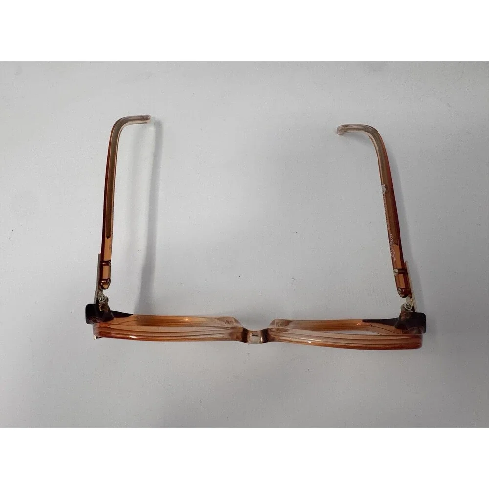 Vintage American Optical AO207 Eyeglass Frames Only 50-17-130 Amber USA